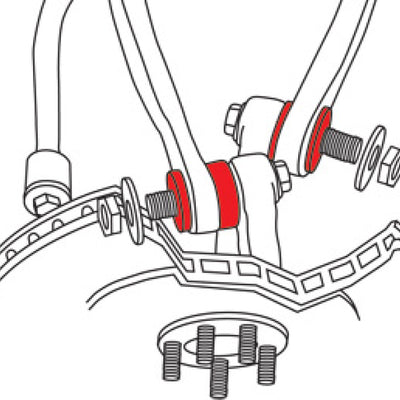 SPC Performance 05-12 Chrysler 300/Charger/09-12 Challenger Rear Upper Control Arm Bushing Kit