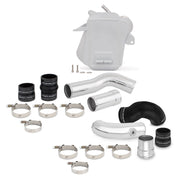 Mishimoto 11-16 Ford 6.7L Powerstroke Air-To-Water Intercooler Kit - Wrinkle Silver w/Polished Pipes