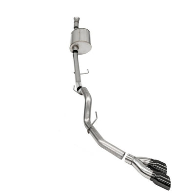 Corsa 2021-2025 Ford F-150 SuperCab/6.5in Bed 5.0L V8 Sport Cat-Back Single Side Exit-Black PVD