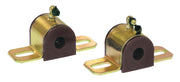 Prothane Universal 90 Deg Greasable Sway Bar Bushings - 5/8in - Type B Bracket - Black
