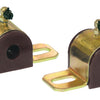Prothane Universal 90 Deg Greasable Sway Bar Bushings - 5/8in - Type B Bracket - Black