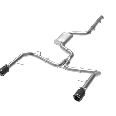 aFe 19-21 VW Jetta GLI (MKVII) L4-2.0L (t) MACH Force-Xp 304 SS Cat-Back Exhaust System Carbon Tips