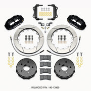 Wilwood Narrow Superlite 4R Rear Kit 12.88in 2007-up Jeep JK w/Lines