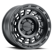 Raceline 957B Halo 17x9in / 8x165.1 BP / -12mm Offset / 130.81mm Bore - Satin Black Wheel
