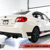 AWE Tuning 2015+ Subaru WRX VA Sedan Touring Edition Exhaust - Diamond Black Tips (102mm)