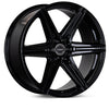 Vossen HF6-2 20x9.5 / 6x135 / ET15 / Deep Face / 87.1 - Gloss Black Wheel