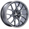 BBS CH-R 20x9 5x112 ET25 Satin Titanium Polished Rim Protector Wheel -82mm PFS/Clip Required