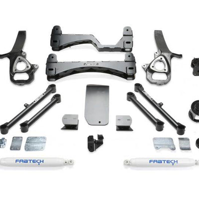 Fabtech 19-21 Ram 1500 4WD 6in Basic Sys w/Perf Shks (Exc. Rebel & TRX)