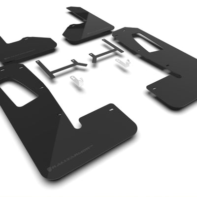 Rally Armor 22-25 Rivian R1S Black UR Mud Flap w/Metallic Black Logo
