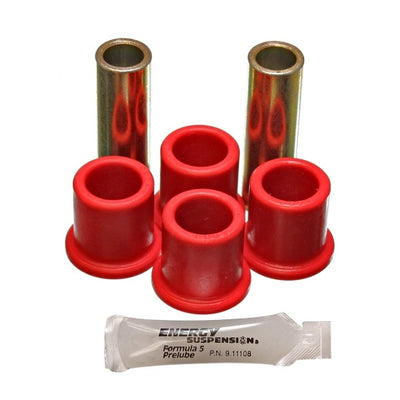 Energy Suspension 82-96 Ford F100/F150 2WD Red Rear Frame Shackle Bushing Set