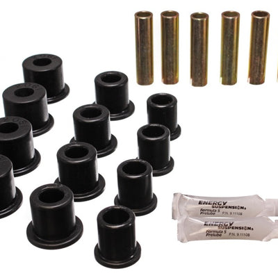 Energy Suspension Rear Spring Bushings - Black
