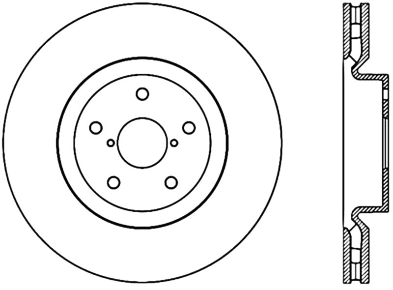 StopTech Drilled Sport Brake Rotor