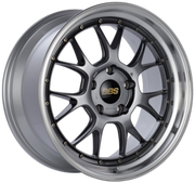 BBS LM-R 19x9.5 5x112 ET38 Diamond Black Center Diamond Cut Lip Wheel -82mm PFS/Clip Required