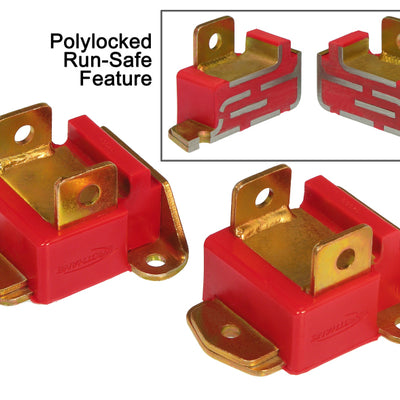 Prothane GM Motor Mounts - Type B Tall - Red