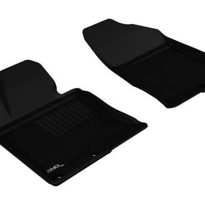 3D MAXpider 2011-2014 Hyundai Sonata/2015 Sonata Hybrid Kagu 1st Row Floormat - Black