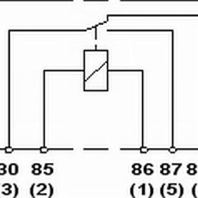 Hella Mini ISO 5 Pole Relay 12V SPDT