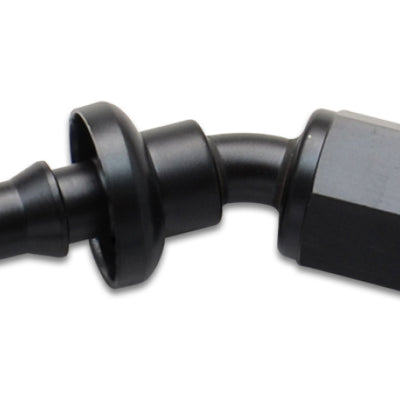 Vibrant Push-On 30 Degree Hose End Elbow FittingSize -4AN