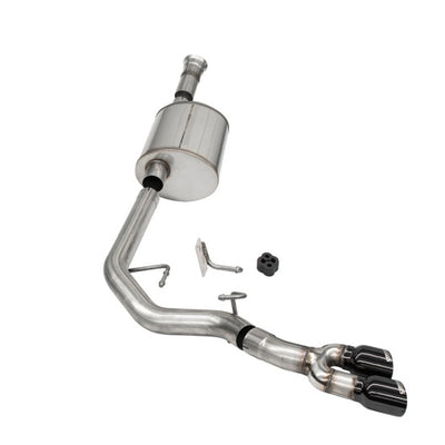 Corsa 2021-2025 Ford F-150 SuperCab/6.5in Bed 5.0L V8 Sport Cat-Back Front of Tire Exit-Black PVD