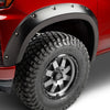 Bushwacker 22-23 Chevrolet Silverado 1500 (Ex. ZR2) Pocket Style Fender Flares 2pc Front - Black