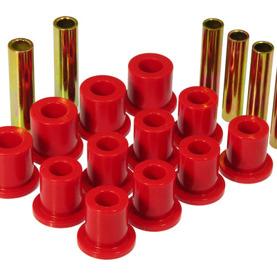 Prothane 80-96 Ford Spring & Shackle Bushings - Red