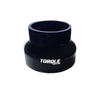 Torque Solution Transition Silicone Coupler: 3 inch to 4 inch Black Universal
