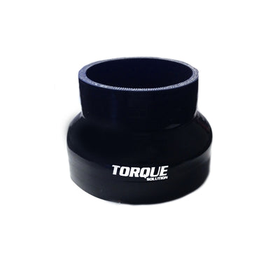 Torque Solution Transition Silicone Coupler: 3 inch to 4 inch Black Universal