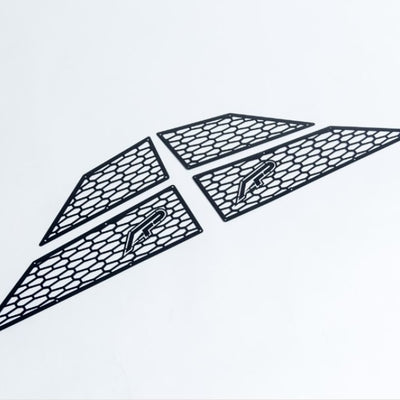 Agency Power Aluminum Side Vent Covers Black Polaris RZR XP Turbo 2017-2022 14-18