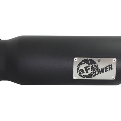 aFe Diesel Exhaust Tip Bolt On Black 4in Inlet x 5in Outlet x 15in