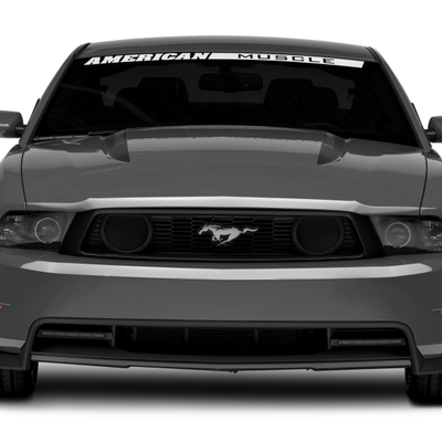 Raxiom 10-12 Ford Mustang w/ Headlights CCFL Halo Projector Headlights- Black Housing (Clear Lens)