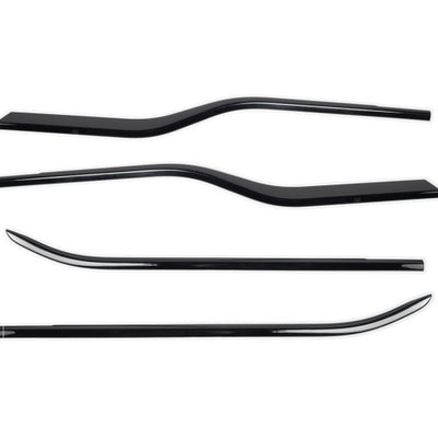 Putco 15-20 Ford F-150 - Super Cab (ABS Window Trim) Tinted Window Trim Accents