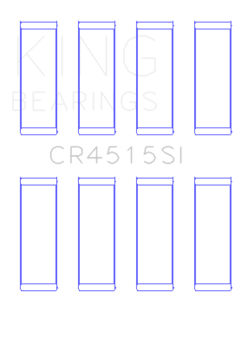 King Engine Bearings Ford/Mazda 2.0L Duratec (Size STD) Silicon Bi-Metal Aluminum Rod Bearing Set