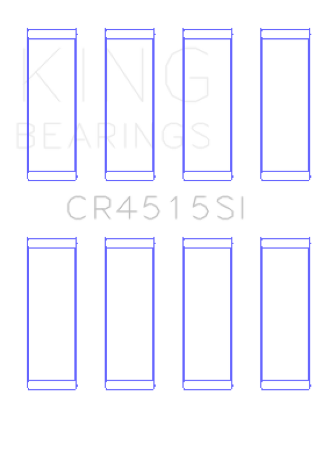 King Engine Bearings Ford/Mazda 2.0L Duratec (Size +0.25) Silicon Bi-Metal Aluminum Rod Bearing Set