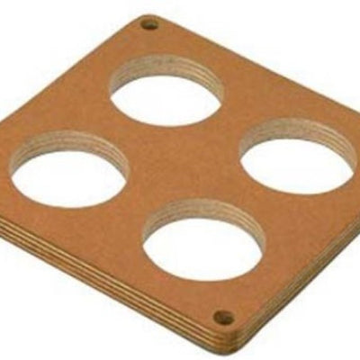 Moroso 4500 Carburetor Spacer - 4 Hole Plenum - 1/2in - Wood