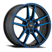 Konig Myth 17x8 5x100 ET43 Gloss Black w/ Blue Tinted Clearcoat