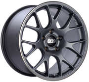 BBS CH-R 19x10 5x130 ET38 CB71.6 Satin Titanium Polished Rim Protector Wheel