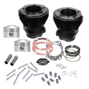 S&S Cycle 79-84 BT 88in Sidewinder 3-5/8in Big Bore Cylinder Kit - Gloss Black