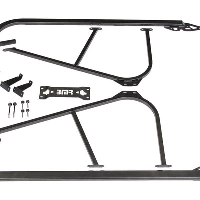 BMR 08-17 Challenger Bolt-On Subframe Connectors - Black Hammertone