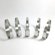 Stainless Bros 3.5.0in x 1.5D/5.25in CLR Loose Radius 16 Gauge Pie Cut - 5pk