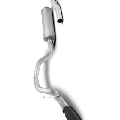 Gibson 21-22 Chevy Tahoe / GMC Yukon 5.3L 3in Cat-Back Single Exhaust System Stainless - Black Elite