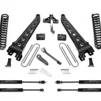 Fabtech 17-21 Ford F250/F350 4WD Diesel 4in Rad Arm Sys w/Coils & Stealth