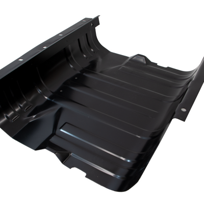 Kentrol 76-90 Jeep CJ/Wrangler YJ Gas Tank Skid Plate W/Strap Black Stainless