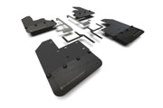 Rally Armor 19-25 Jeep JT Gladiator (Mojave/Rubicon) Black Mud Flap w/Grey Logo