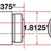 SPC Performance Flex Joint X-AXIS Jeep JK Rear UCA 14mm X 2 X 1.8125