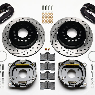 Wilwood Forged Dynalite P/S Park Brake Kit Drilled AMC 71-74 2.60in Offset