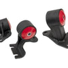 Innovative 88-91 Civic B-Series Black Steel Mounts 75A Bushings (RHD Only Cable)