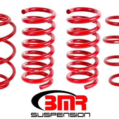 BMR 15-17 S550 Mustang Performance Version Lowering Springs (Set Of 4) - Red