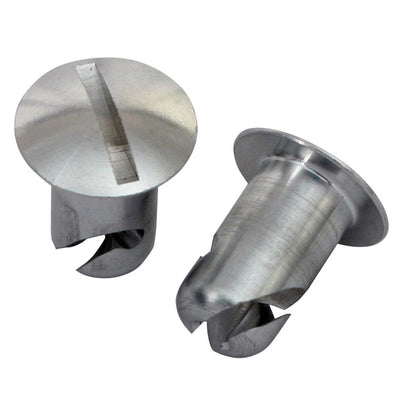 Moroso Quick Fastener - Oval Head - 7/16in x .550in - Aluminum - 10 Pack