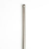 Ticon Industries 8in Length x 1/2in OD Titanium Hollow Mushroom Hanger Rod - Single Ended