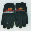 Granatelli Large Mechanics Work Gloves - Black w/Touch Screen Finger Tips & Granatelli Logo