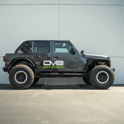 DV8 Offroad 18-23 Jeep Wrangler JL 4 Door Body/Pinch Weld Mounted Step